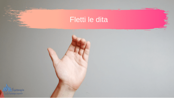 fletti le dita