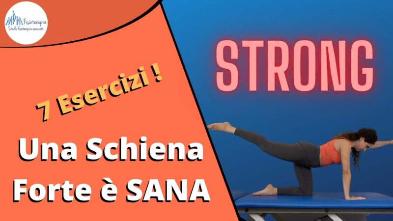 7 Esercizi per Rinforzare la schiena | una schiena Forte è una schiena Sana