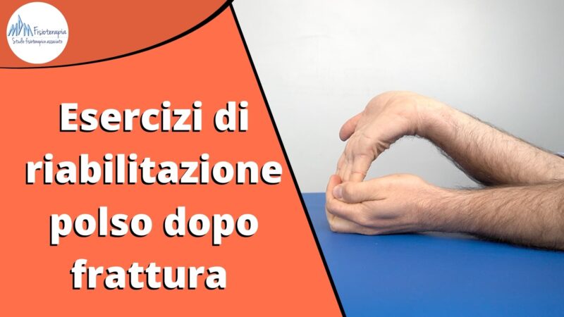 Esercizi di Riabilitazione Polso dopo frattura : Fisioterapia, Cura naturale